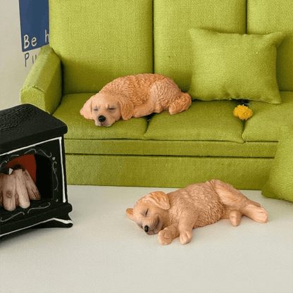 Golden Retriever Creative Simulation Car Ornament Cute Puppy Auto Decor For Center Console\u002FRearview Mirror Decoration Unisex Home And Vehicle Use