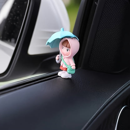 5pcs Lovely Girl Car Decoration,Car Center Console & Dashboard Decoration, Car Interior Accessories,Home &Office Decoration,Creative gifts
